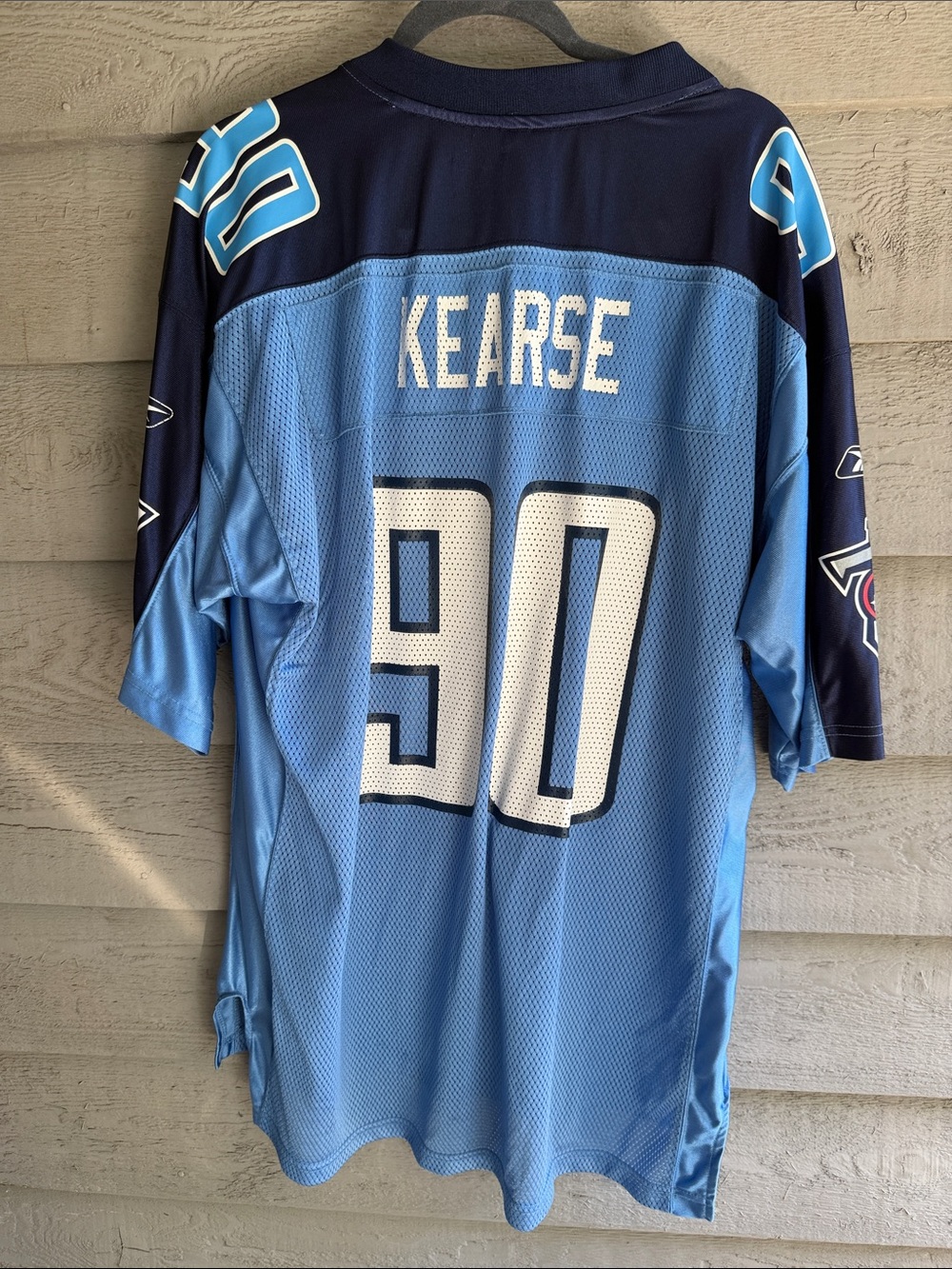 Vintage Jevon Kearse #90 Reebok Light Blue NFL